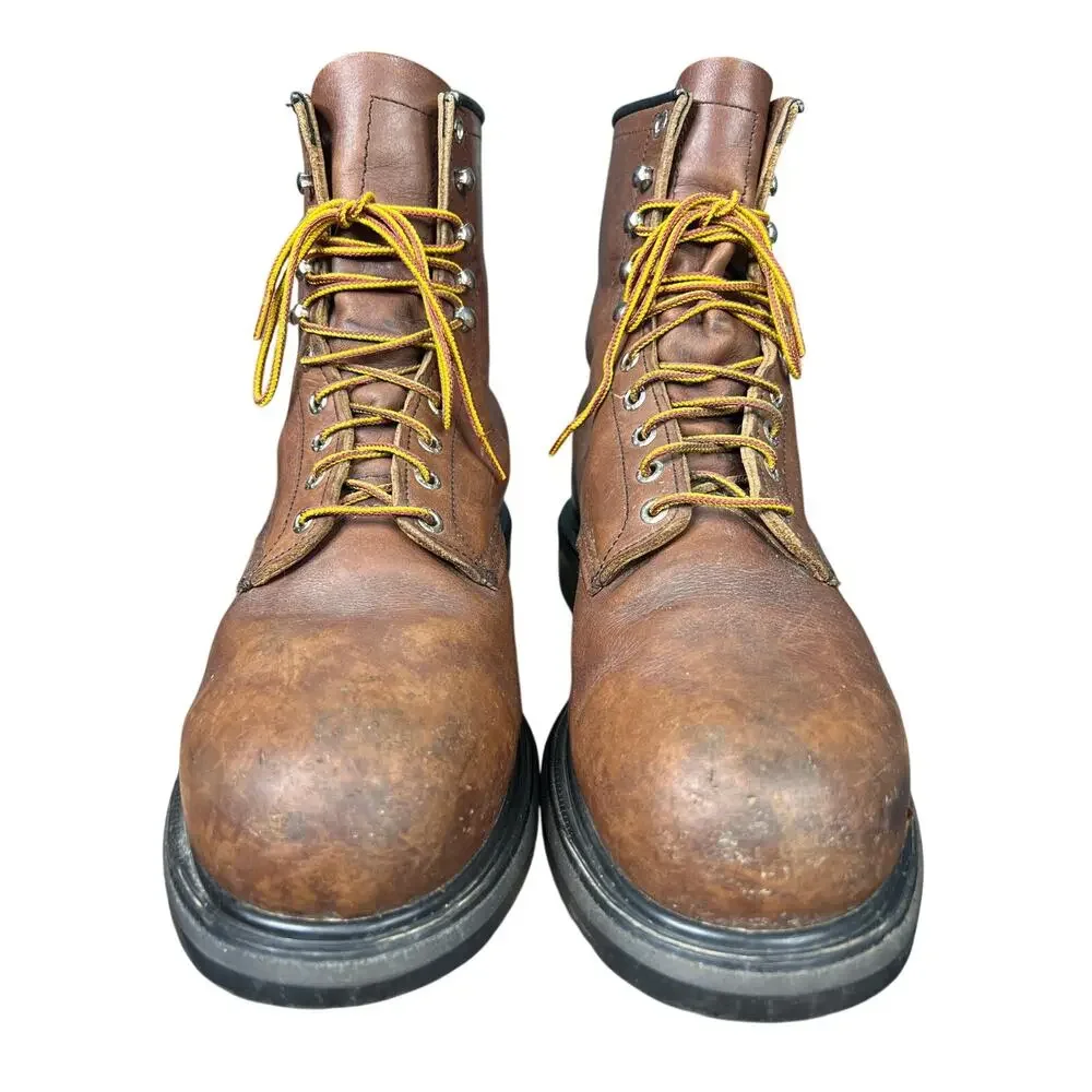 Vintage Red Wing Men’s 2233 Brown Leather Steel Toe Work Boot Size 11.5 E2